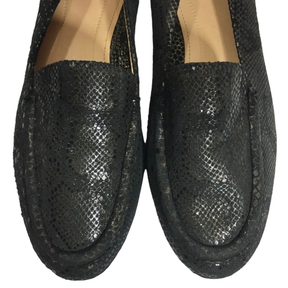 NURTURE Hamoney Snake Print Leather Loafer Sz 6.5 - Picture 4 of 7